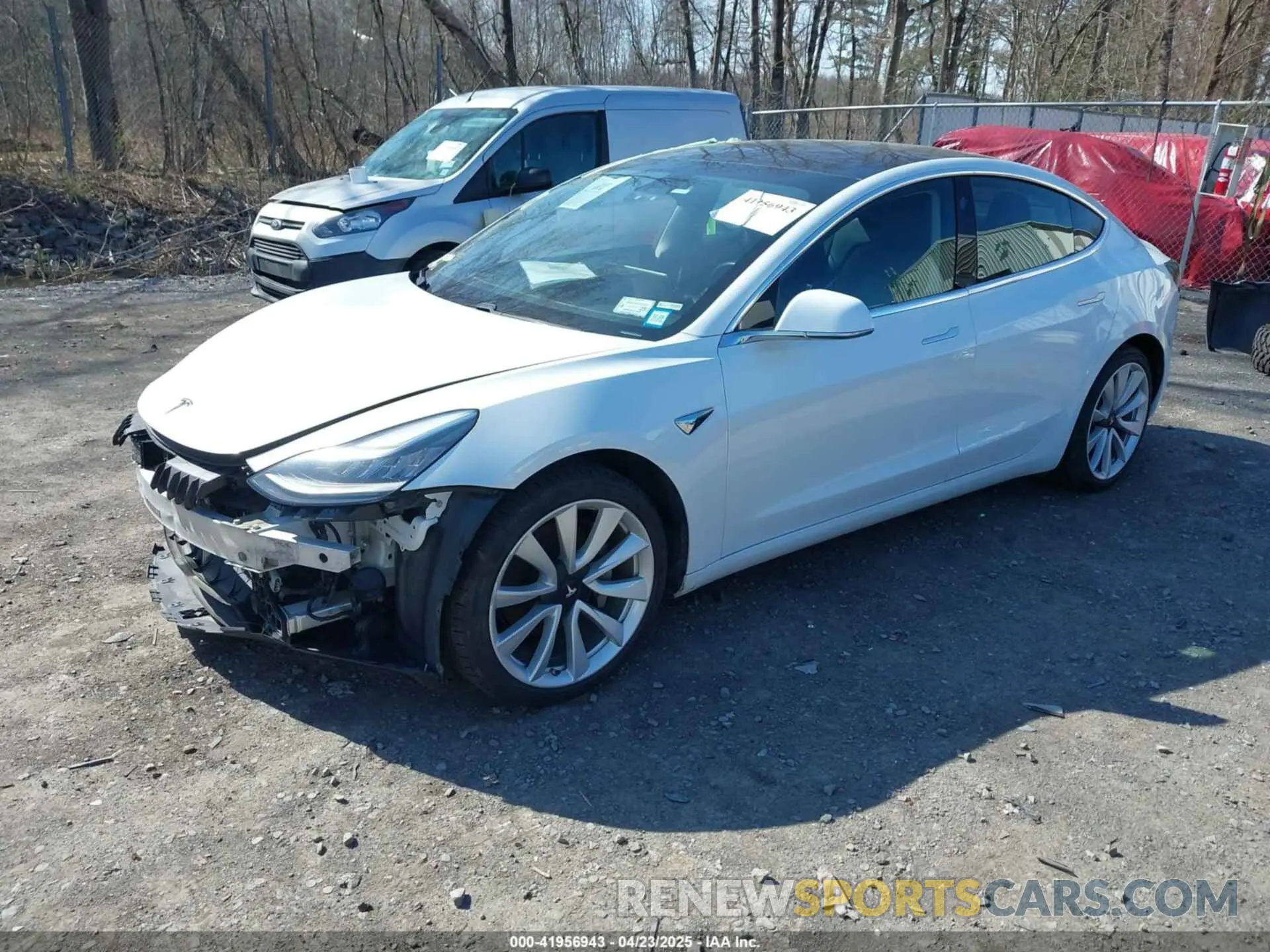 2 Фотография поврежденного автомобиля 5YJ3E1EA0KF402451 TESLA MODEL 3 2019