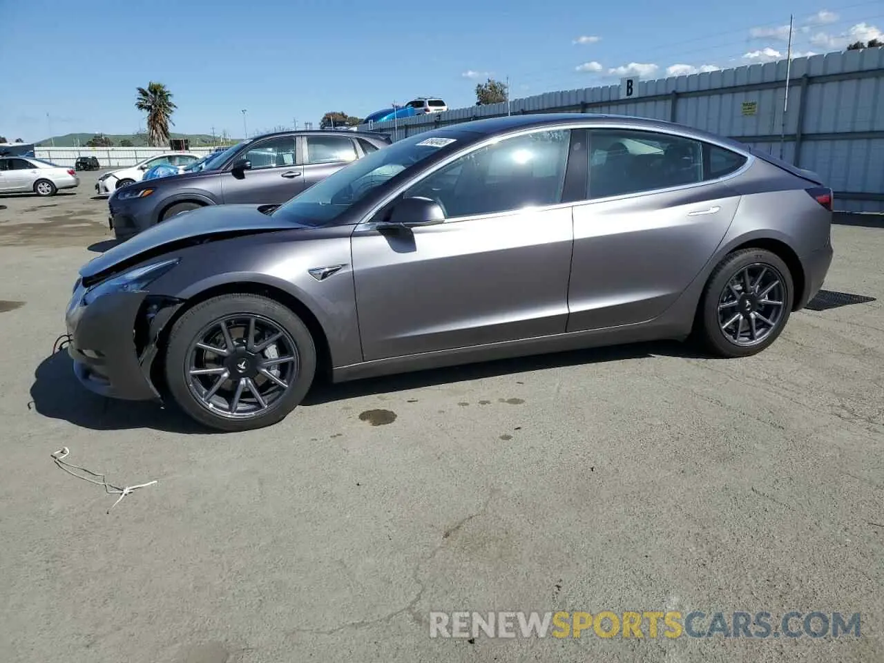 1 Фотография поврежденного автомобиля 5YJ3E1EA0KF419721 TESLA MODEL 3 2019