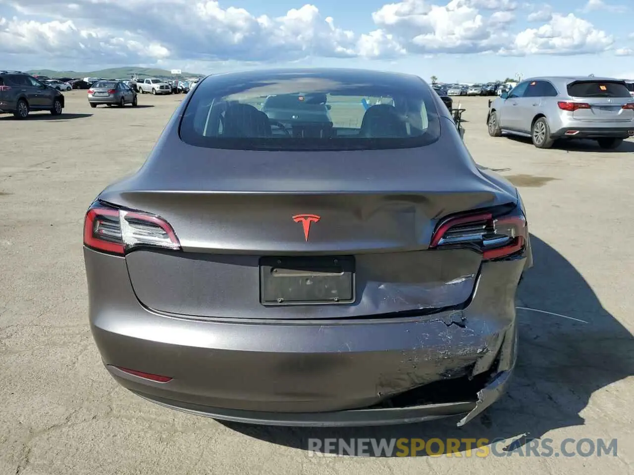 6 Фотография поврежденного автомобиля 5YJ3E1EA0KF419721 TESLA MODEL 3 2019