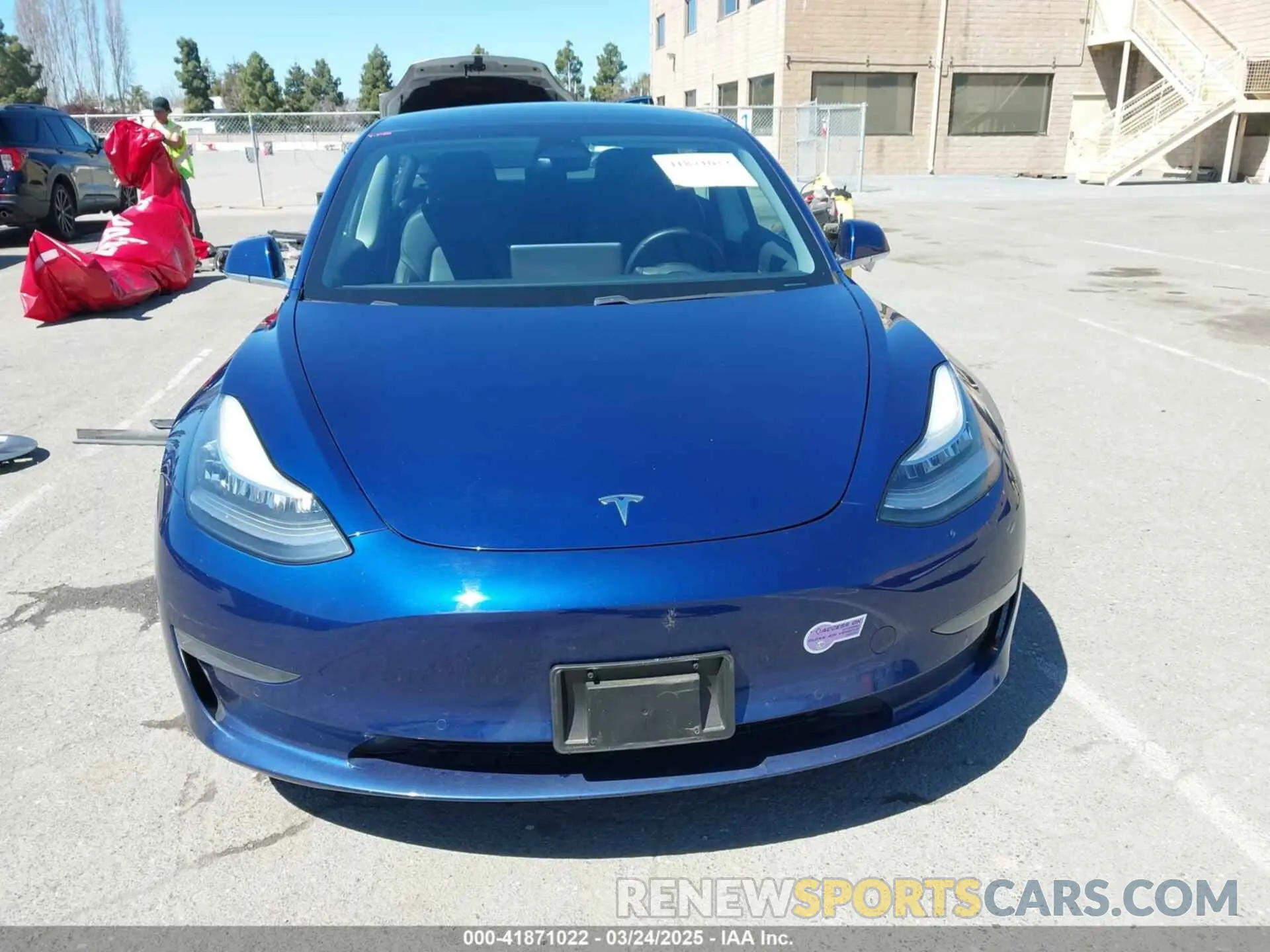 12 Photograph of a damaged car 5YJ3E1EA0KF425079 TESLA MODEL 3 2019