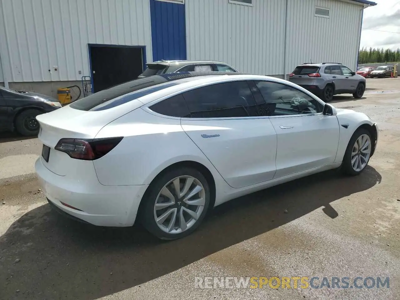 3 Photograph of a damaged car 5YJ3E1EA0KF428001 TESLA MODEL 3 2019