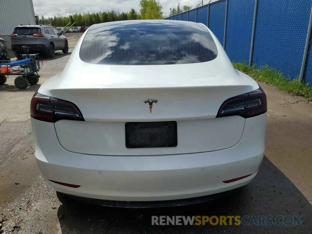 6 Photograph of a damaged car 5YJ3E1EA0KF428001 TESLA MODEL 3 2019