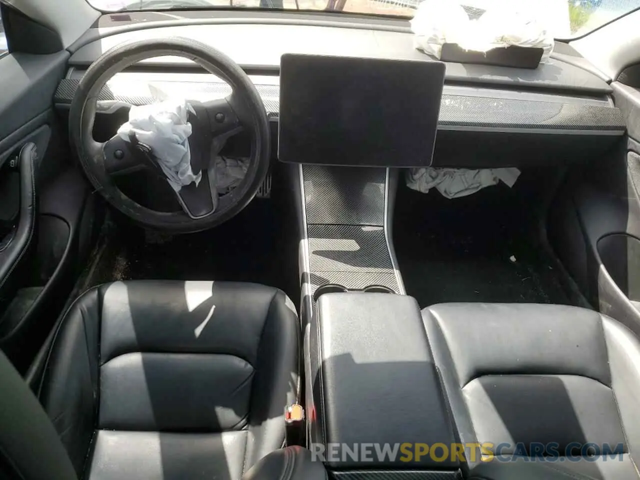 8 Photograph of a damaged car 5YJ3E1EA0KF428001 TESLA MODEL 3 2019