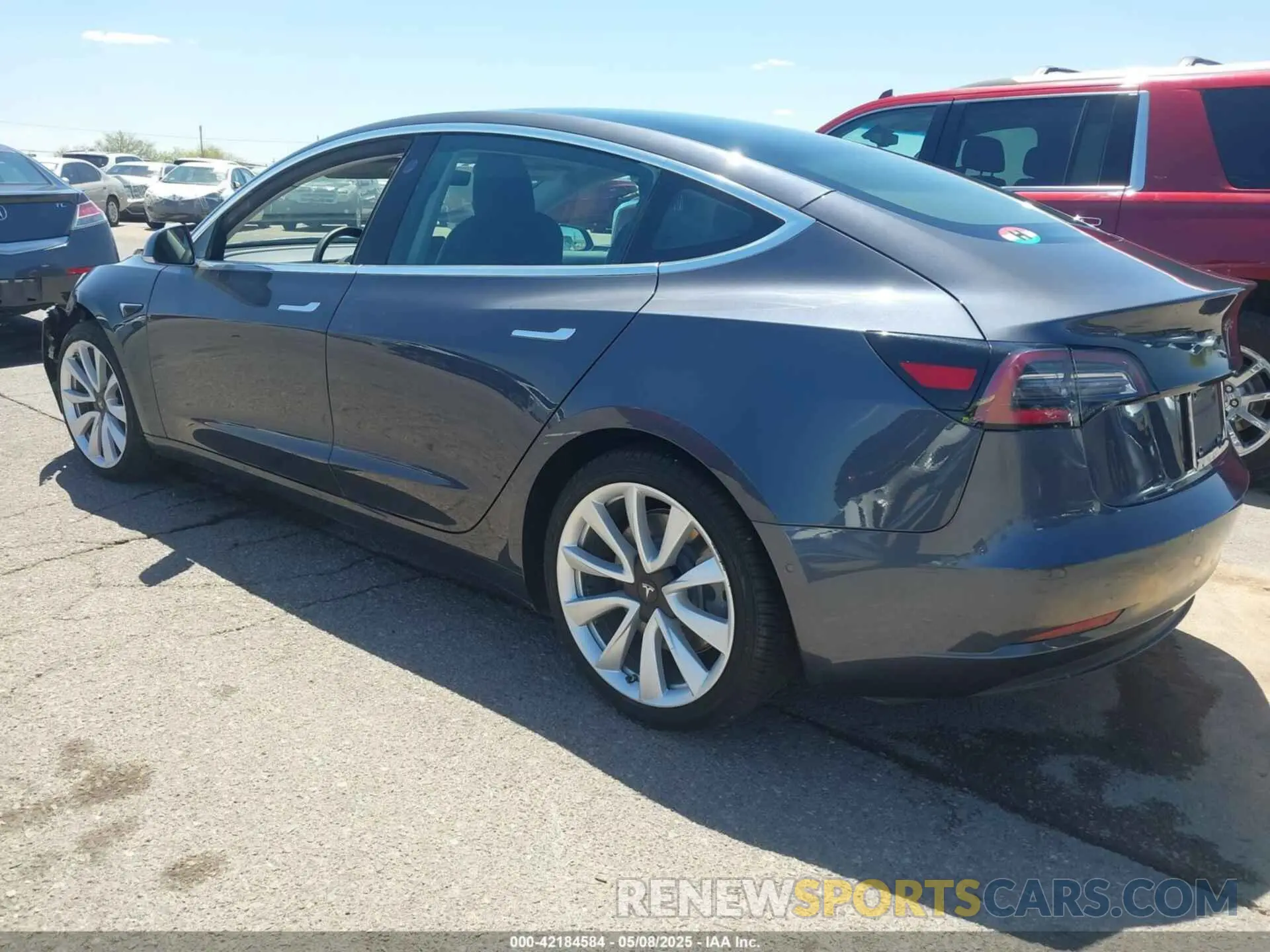 3 Photograph of a damaged car 5YJ3E1EA0KF475996 TESLA MODEL 3 2019