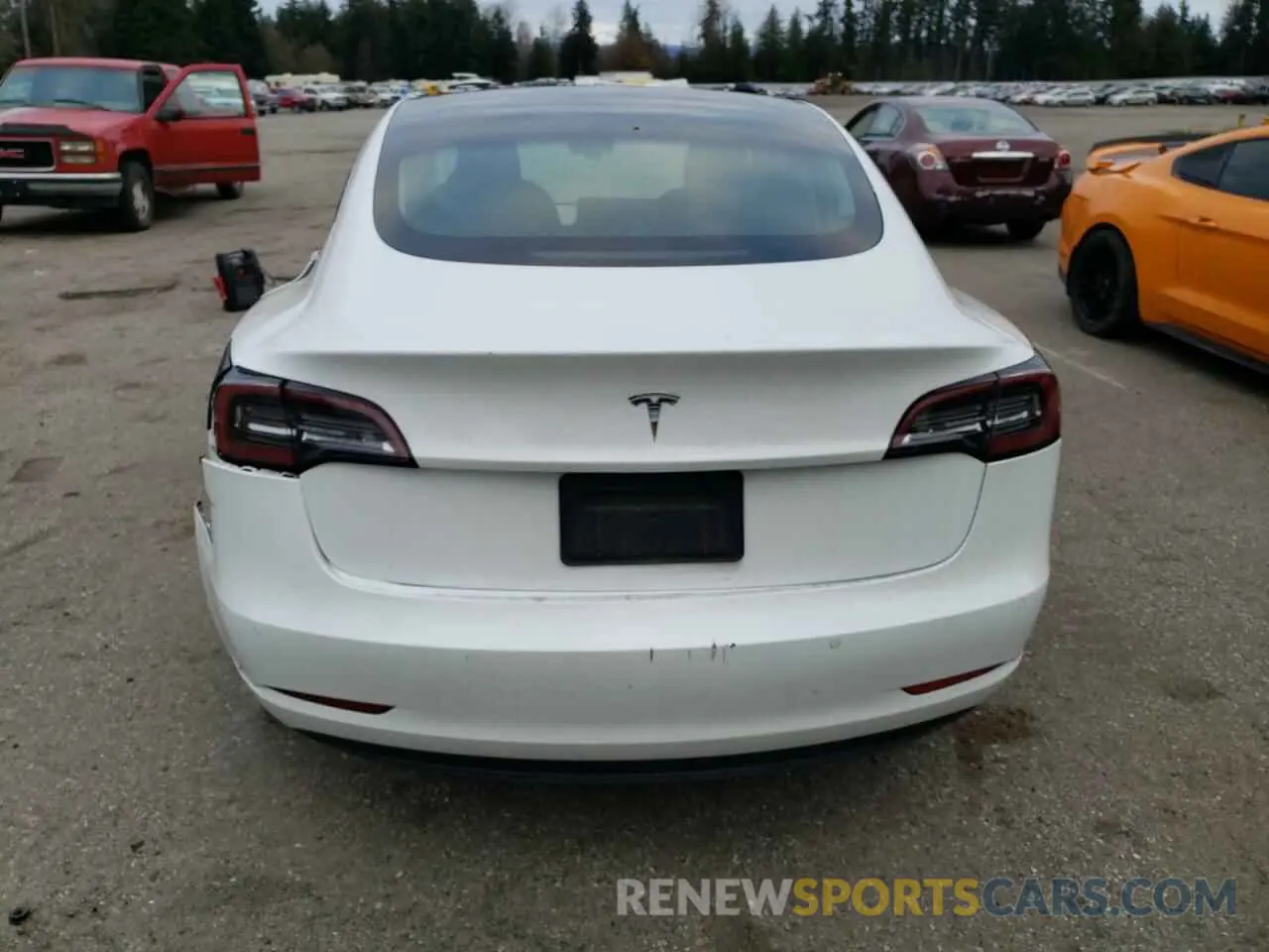 6 Photograph of a damaged car 5YJ3E1EA0KF482415 TESLA MODEL 3 2019