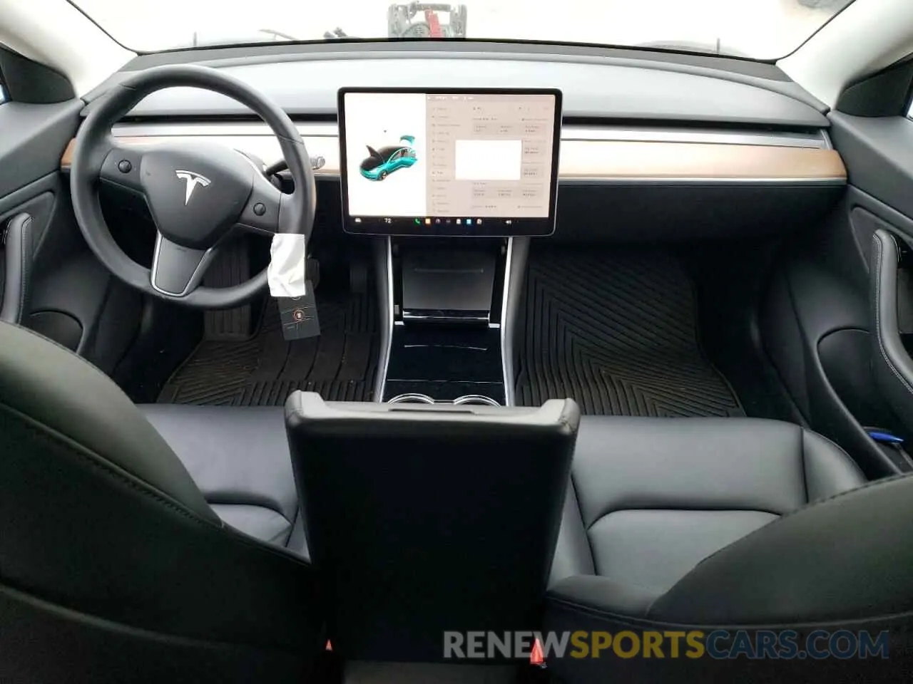 8 Photograph of a damaged car 5YJ3E1EA0KF482415 TESLA MODEL 3 2019