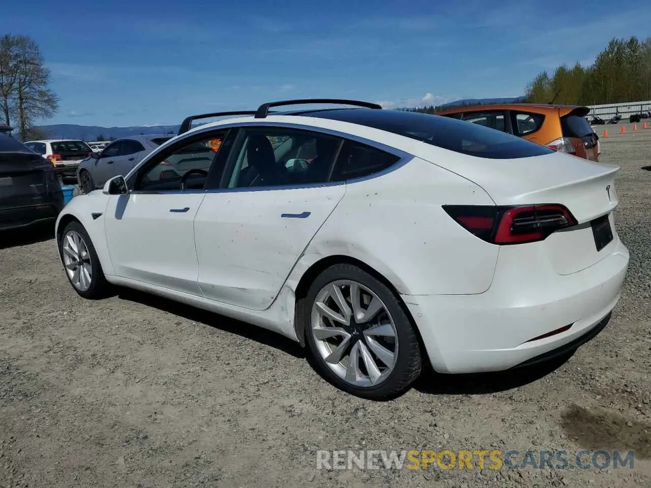 2 Фотография поврежденного автомобиля 5YJ3E1EA0KF484178 TESLA MODEL 3 2019