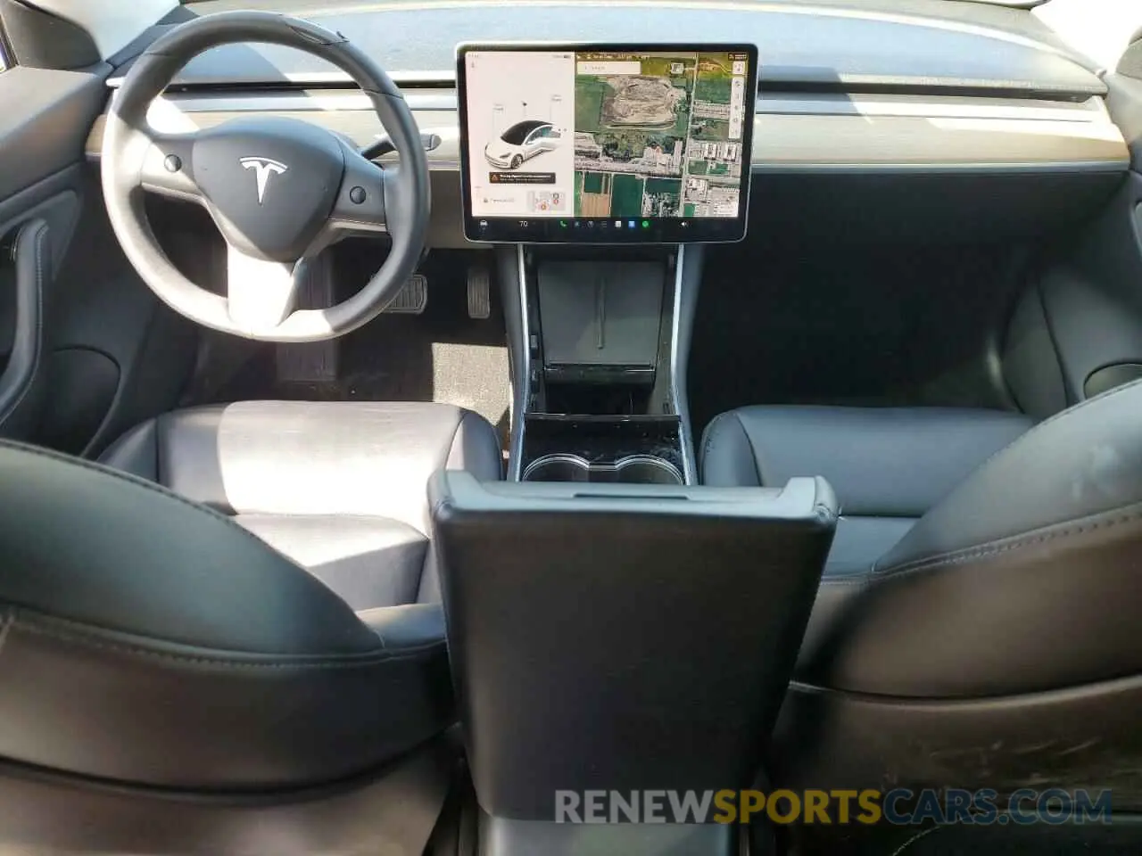 8 Фотография поврежденного автомобиля 5YJ3E1EA0KF484178 TESLA MODEL 3 2019
