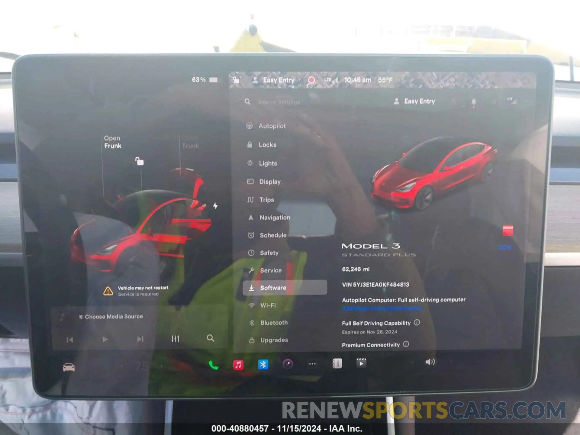 7 Photograph of a damaged car 5YJ3E1EA0KF484813 TESLA MODEL 3 2019