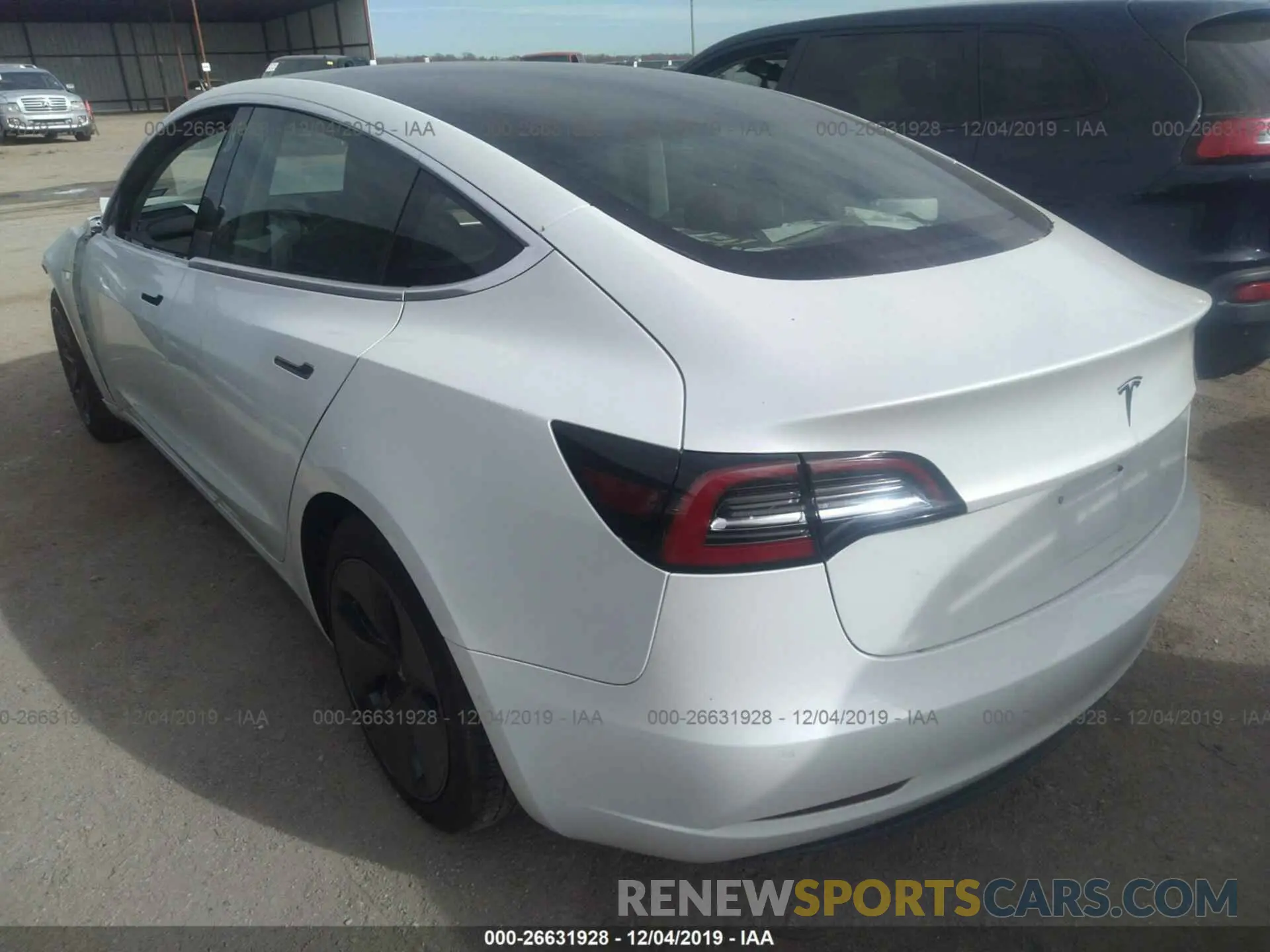 3 Photograph of a damaged car 5YJ3E1EA1KF300107 TESLA MODEL 3 2019