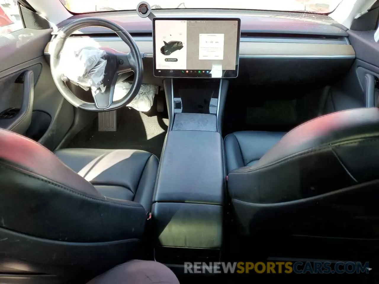 8 Photograph of a damaged car 5YJ3E1EA1KF308692 TESLA MODEL 3 2019