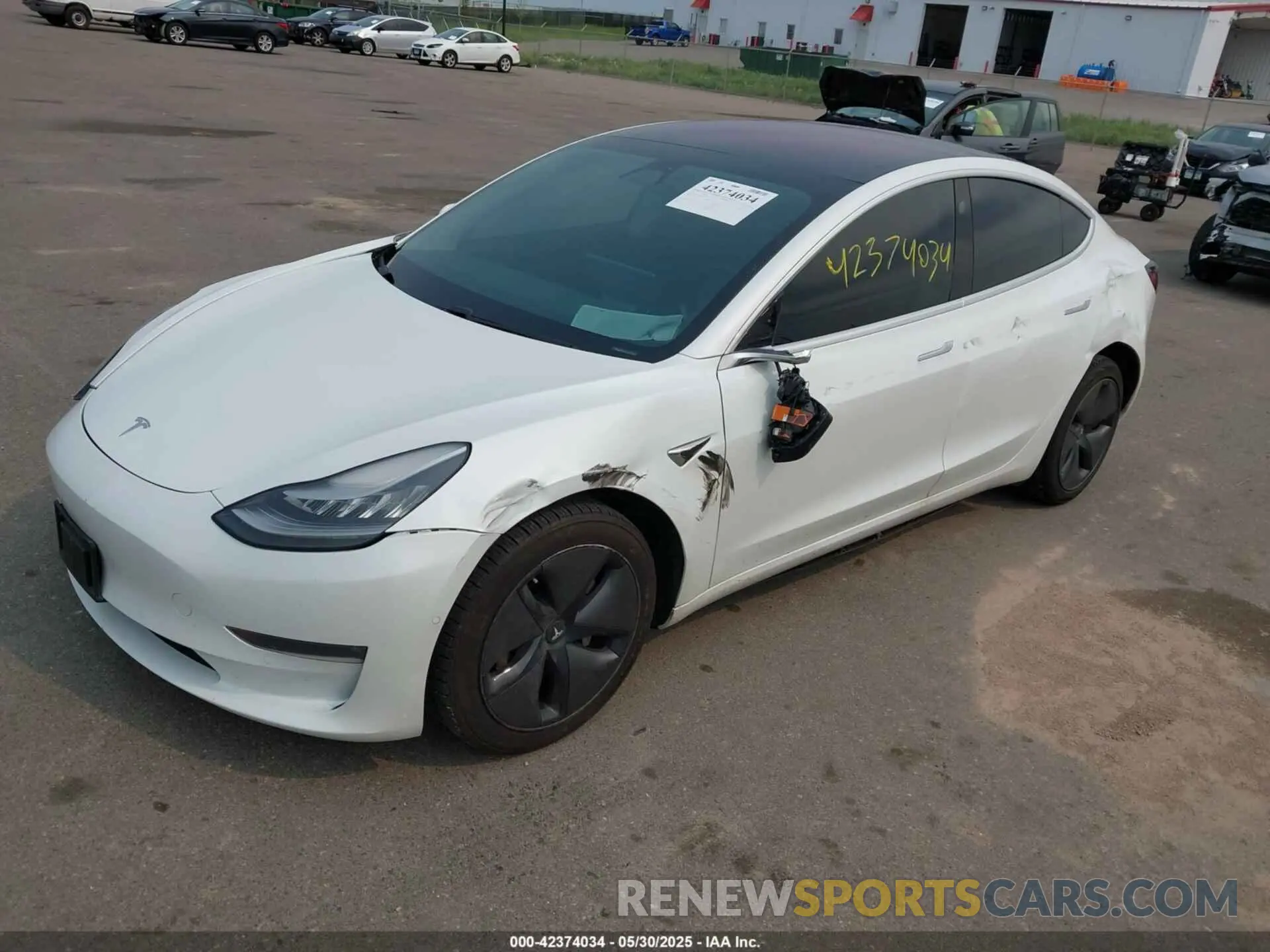 2 Фотография поврежденного автомобиля 5YJ3E1EA1KF310118 TESLA MODEL 3 2019