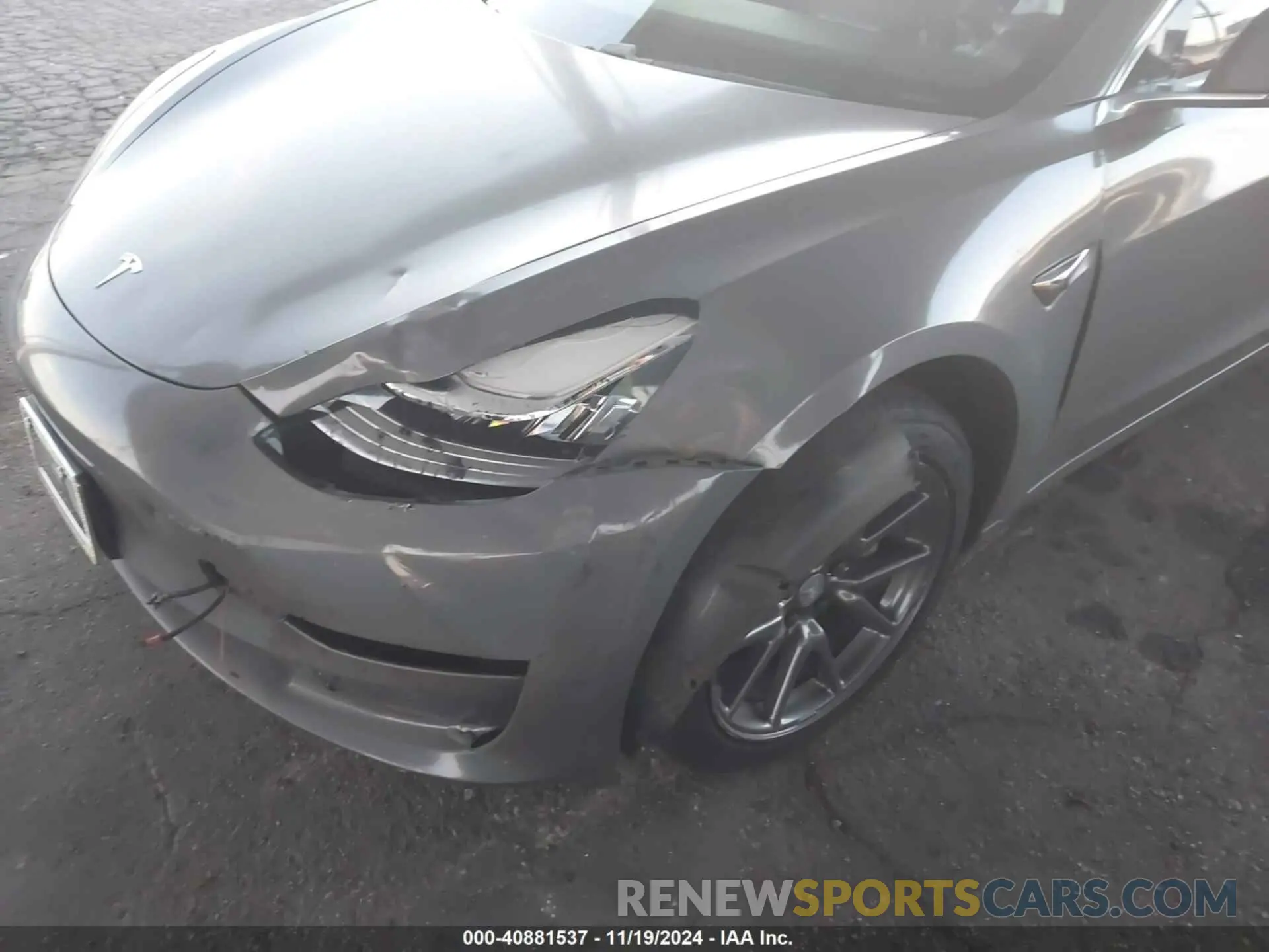 6 Фотография поврежденного автомобиля 5YJ3E1EA1KF399916 TESLA MODEL 3 2019