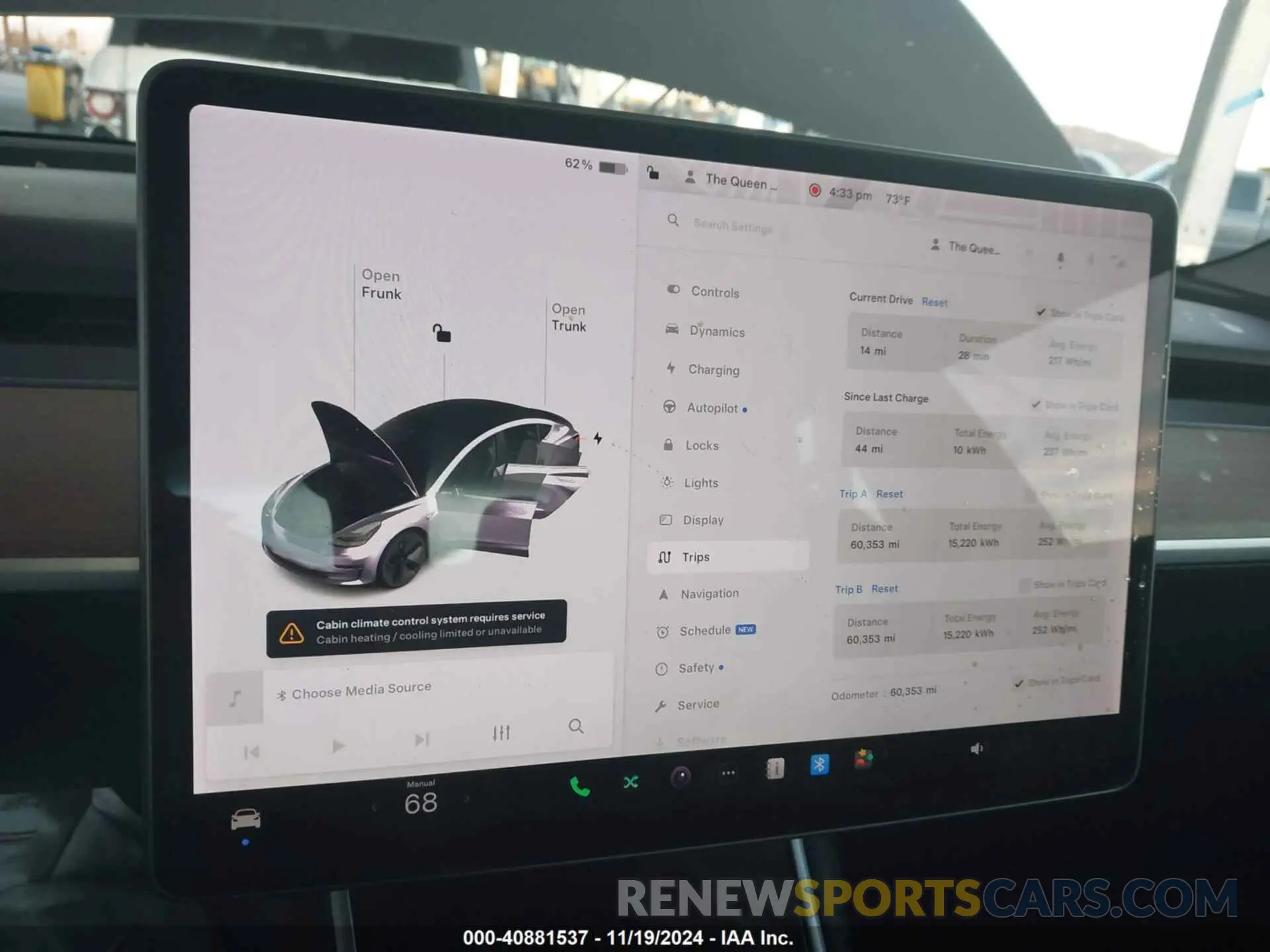 7 Фотография поврежденного автомобиля 5YJ3E1EA1KF399916 TESLA MODEL 3 2019