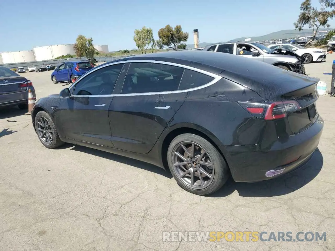 2 Фотография поврежденного автомобиля 5YJ3E1EA1KF410137 TESLA MODEL 3 2019