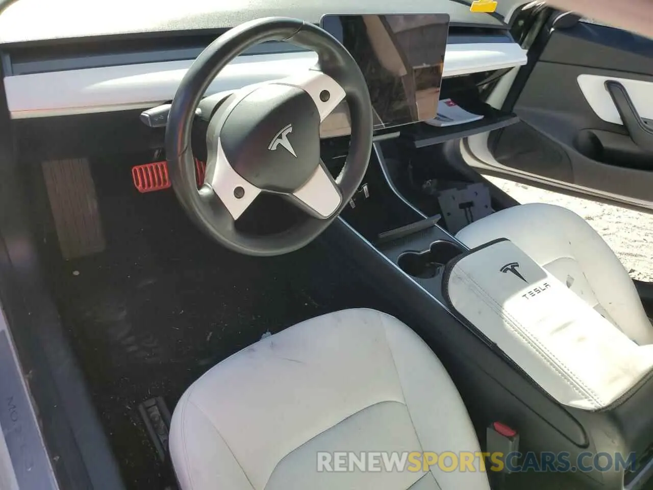 8 Photograph of a damaged car 5YJ3E1EA1KF417797 TESLA MODEL 3 2019