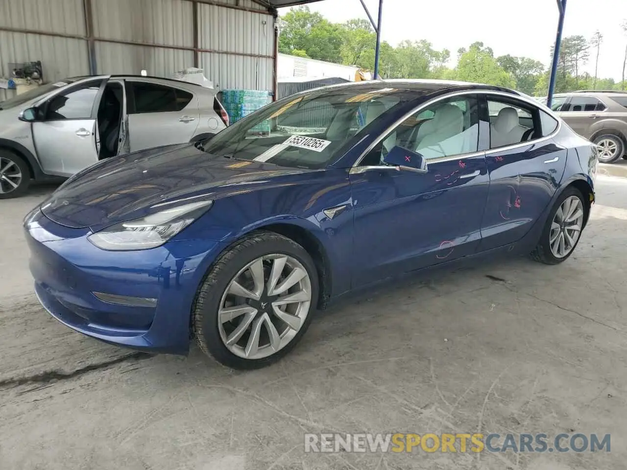 1 Фотография поврежденного автомобиля 5YJ3E1EA1KF417900 TESLA MODEL 3 2019