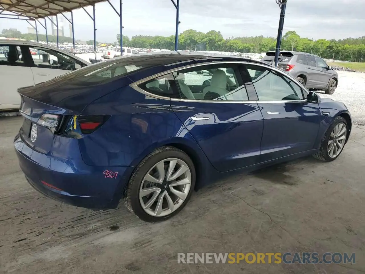 3 Фотография поврежденного автомобиля 5YJ3E1EA1KF417900 TESLA MODEL 3 2019