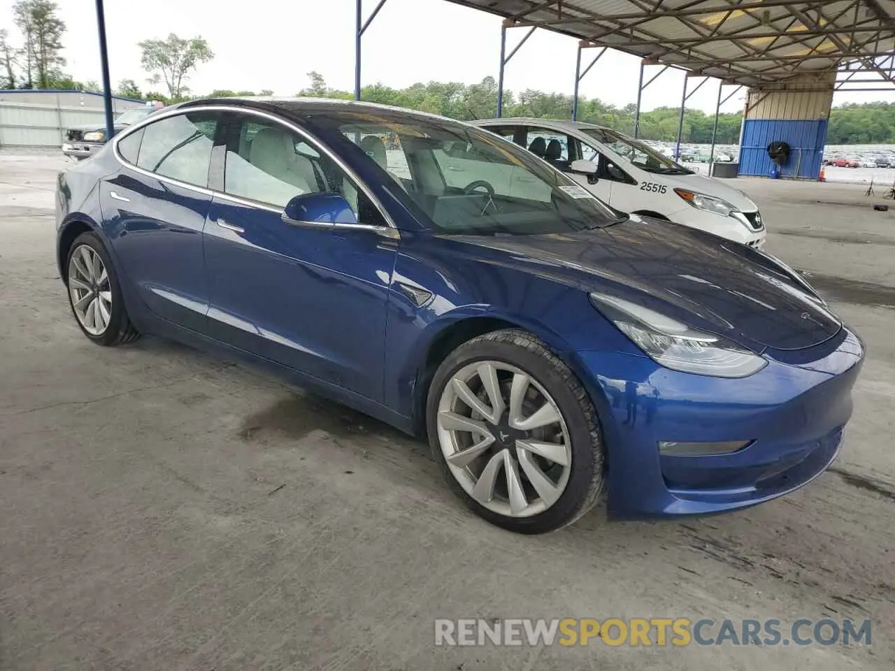 4 Фотография поврежденного автомобиля 5YJ3E1EA1KF417900 TESLA MODEL 3 2019