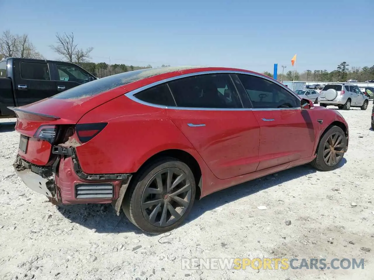 3 Photograph of a damaged car 5YJ3E1EA1KF426158 TESLA MODEL 3 2019