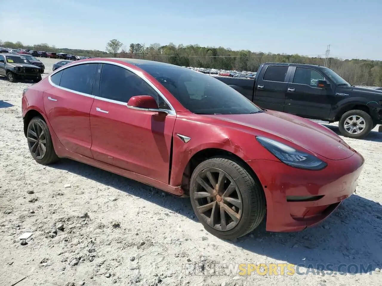 4 Photograph of a damaged car 5YJ3E1EA1KF426158 TESLA MODEL 3 2019