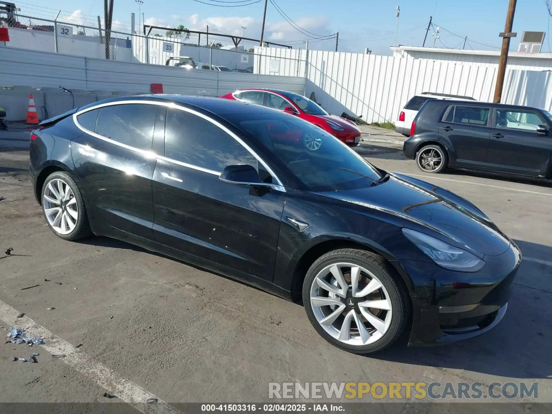1 Photograph of a damaged car 5YJ3E1EA2KF190829 TESLA MODEL 3 2019
