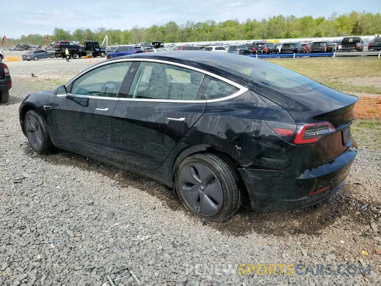 2 Фотография поврежденного автомобиля 5YJ3E1EA2KF297170 TESLA MODEL 3 2019