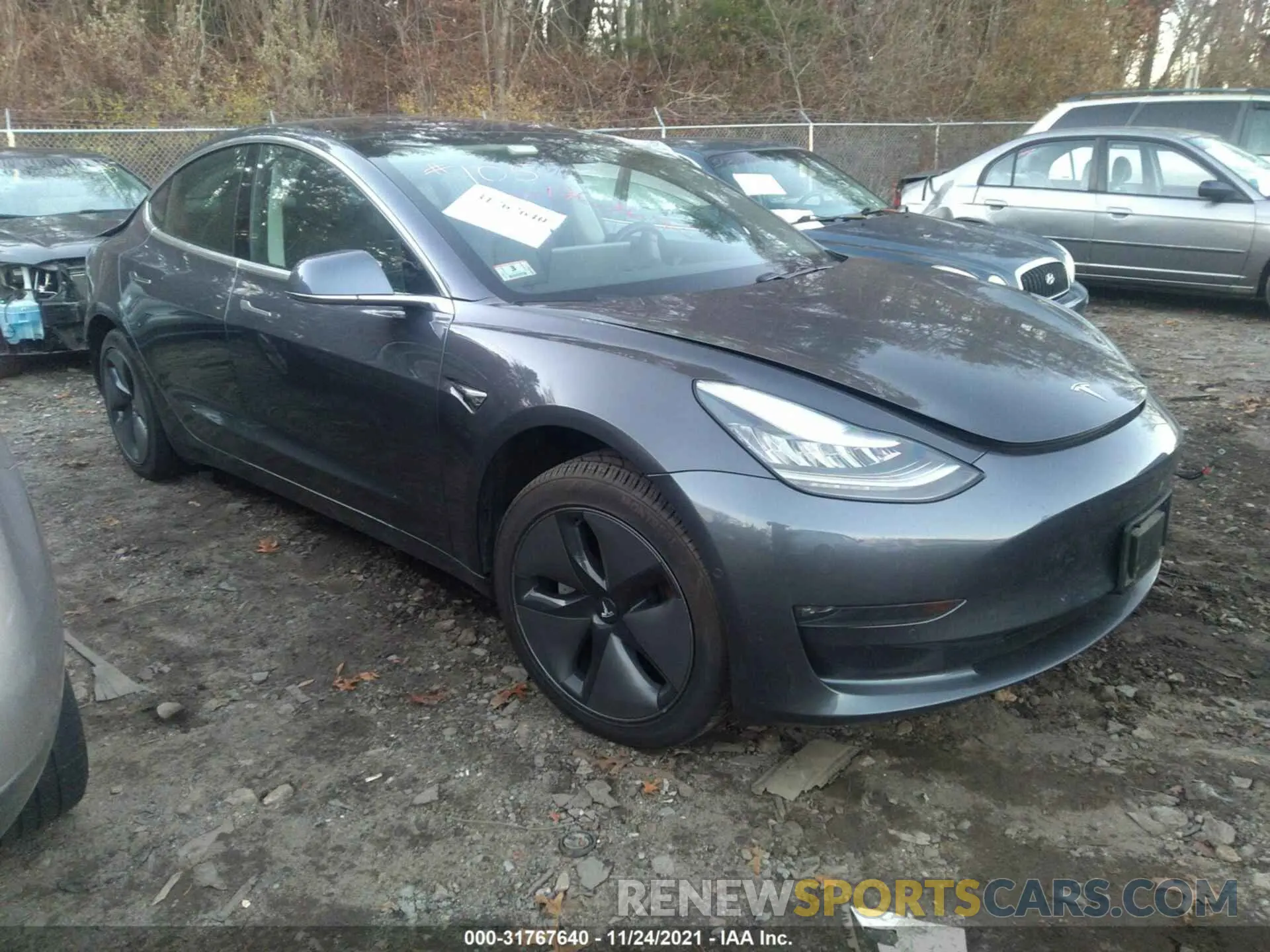 1 Photograph of a damaged car 5YJ3E1EA2KF298657 TESLA MODEL 3 2019