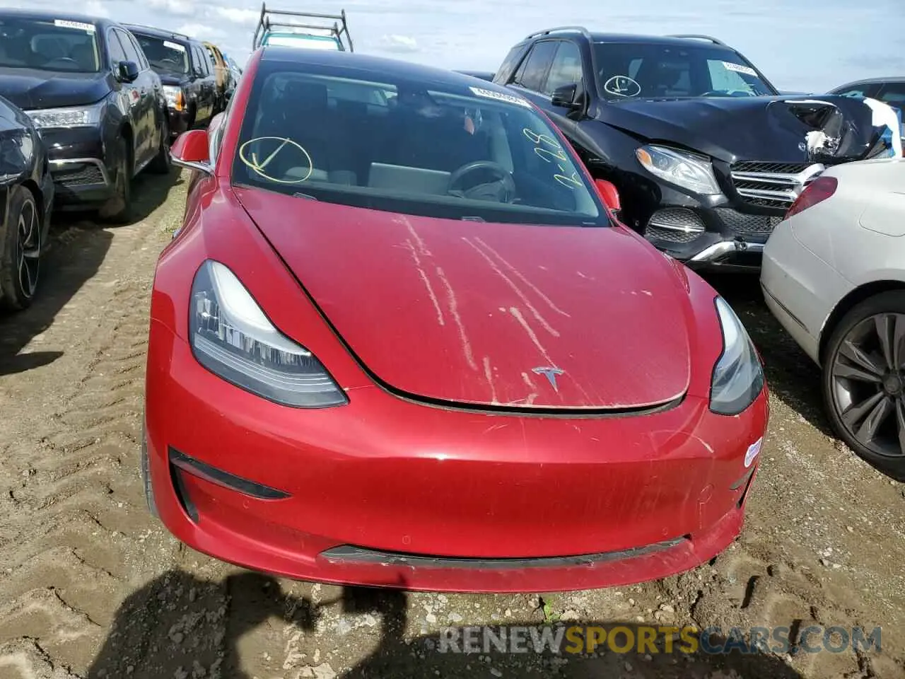 5 Фотография поврежденного автомобиля 5YJ3E1EA2KF305624 TESLA MODEL 3 2019