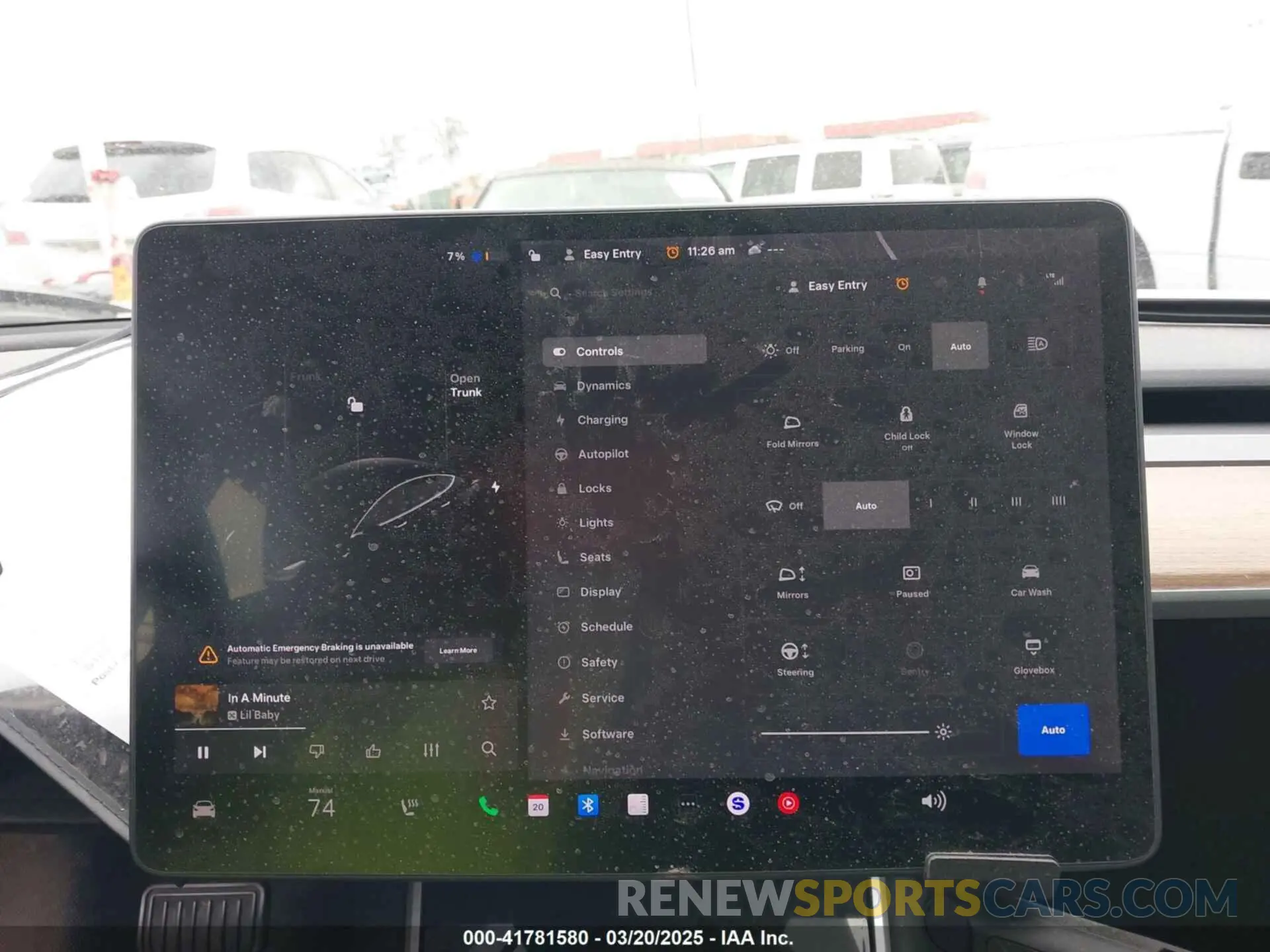 7 Photograph of a damaged car 5YJ3E1EA2KF317028 TESLA MODEL 3 2019