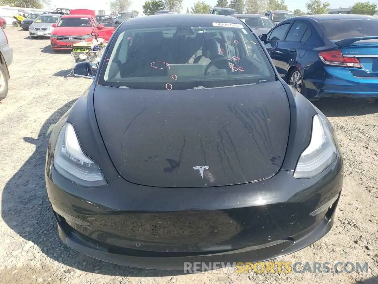 5 Photograph of a damaged car 5YJ3E1EA2KF398841 TESLA MODEL 3 2019