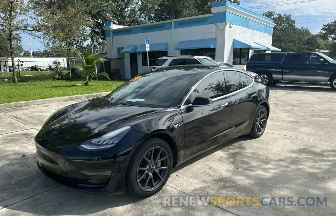 2 Photograph of a damaged car 5YJ3E1EA2KF399391 TESLA MODEL 3 2019