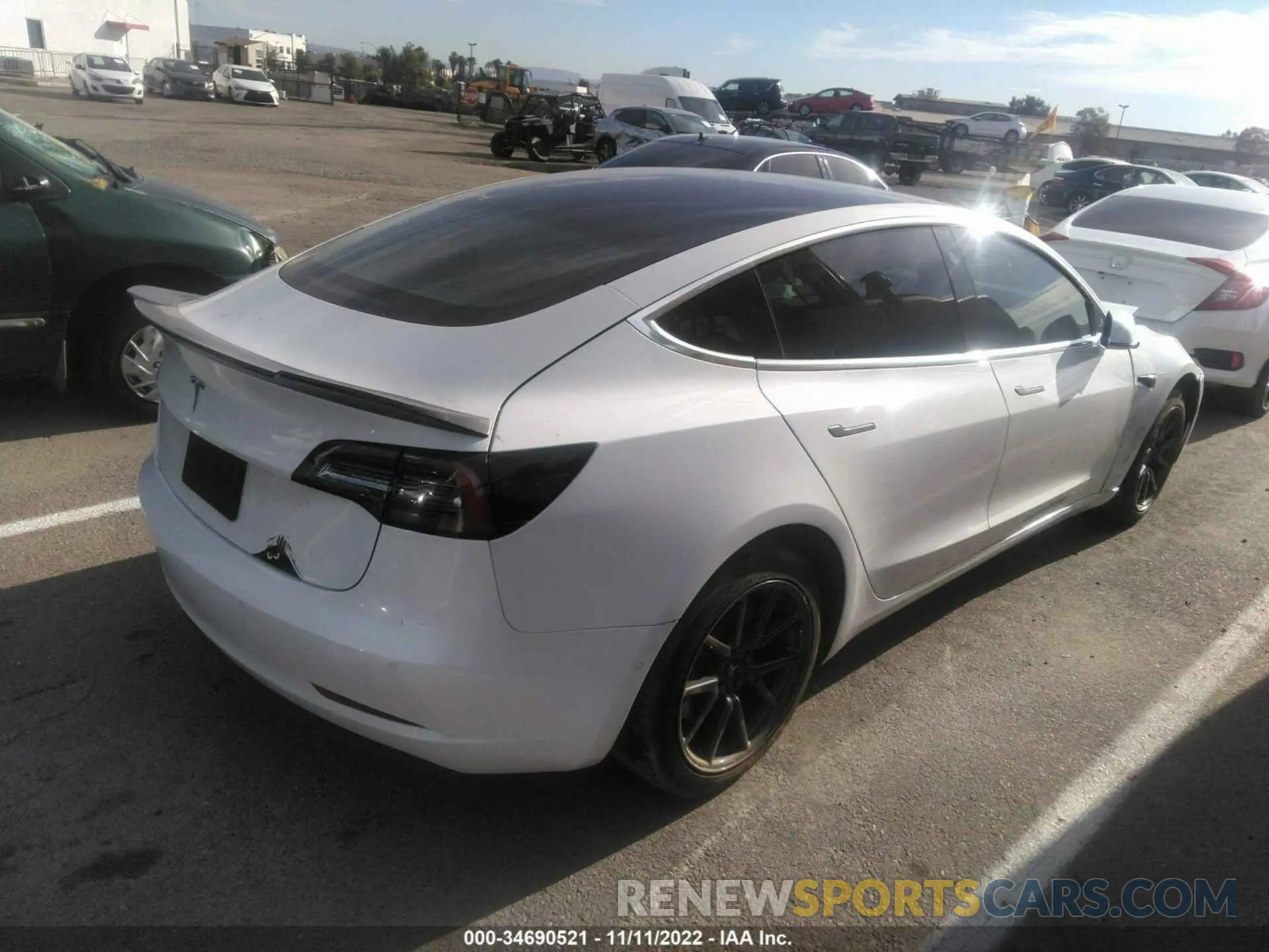 4 Photograph of a damaged car 5YJ3E1EA2KF401740 TESLA MODEL 3 2019