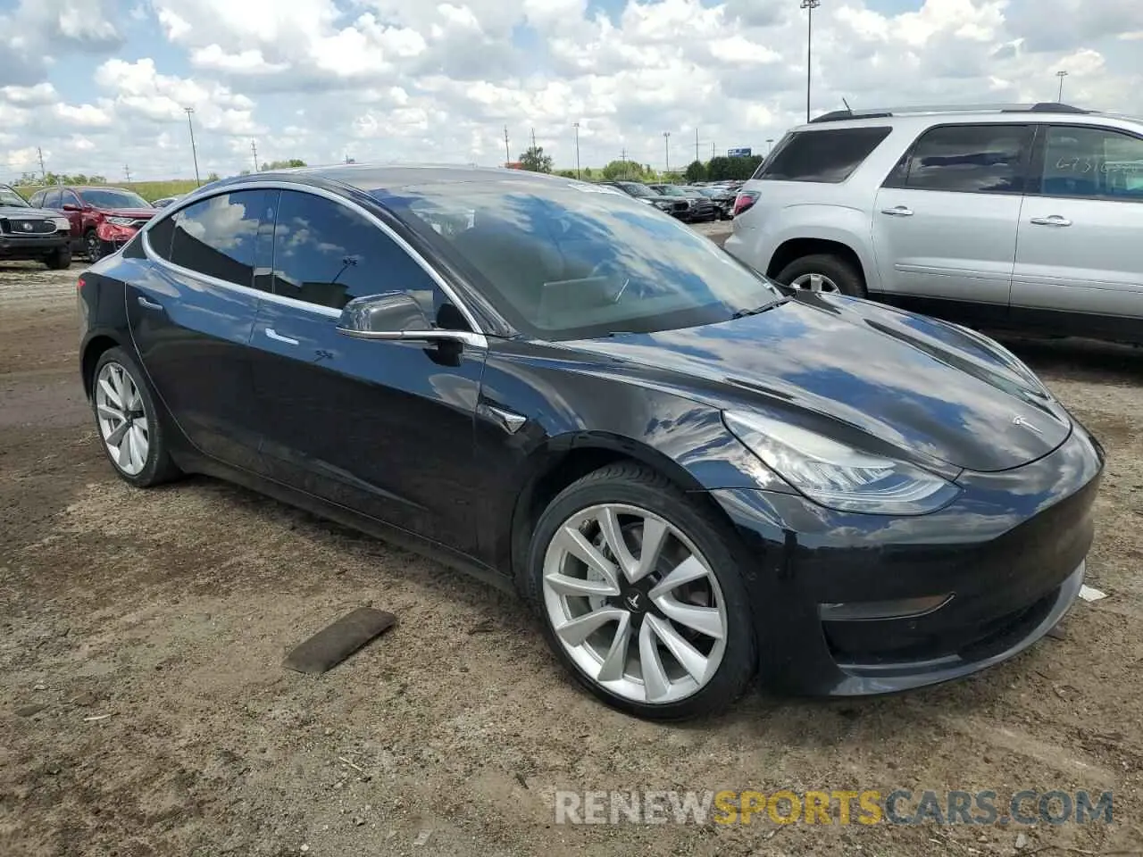 4 Фотография поврежденного автомобиля 5YJ3E1EA2KF412432 TESLA MODEL 3 2019