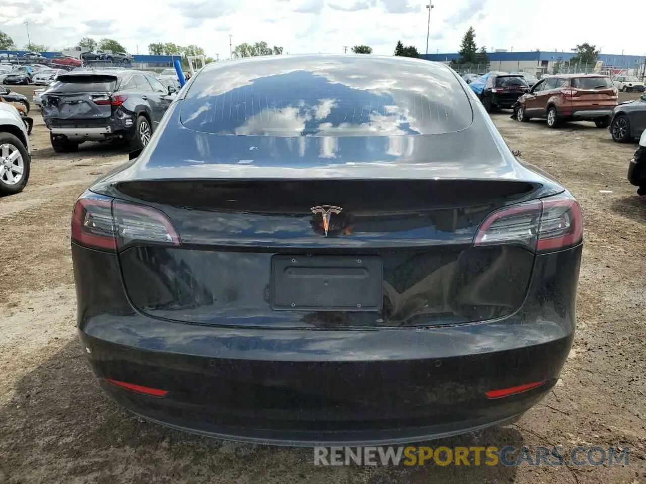 6 Фотография поврежденного автомобиля 5YJ3E1EA2KF412432 TESLA MODEL 3 2019