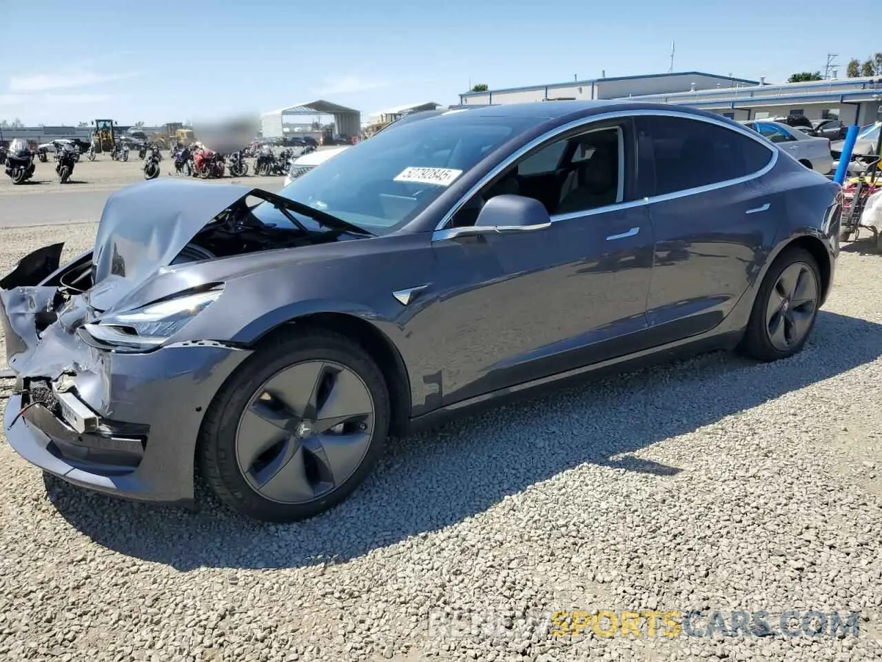 1 Photograph of a damaged car 5YJ3E1EA2KF416304 TESLA MODEL 3 2019