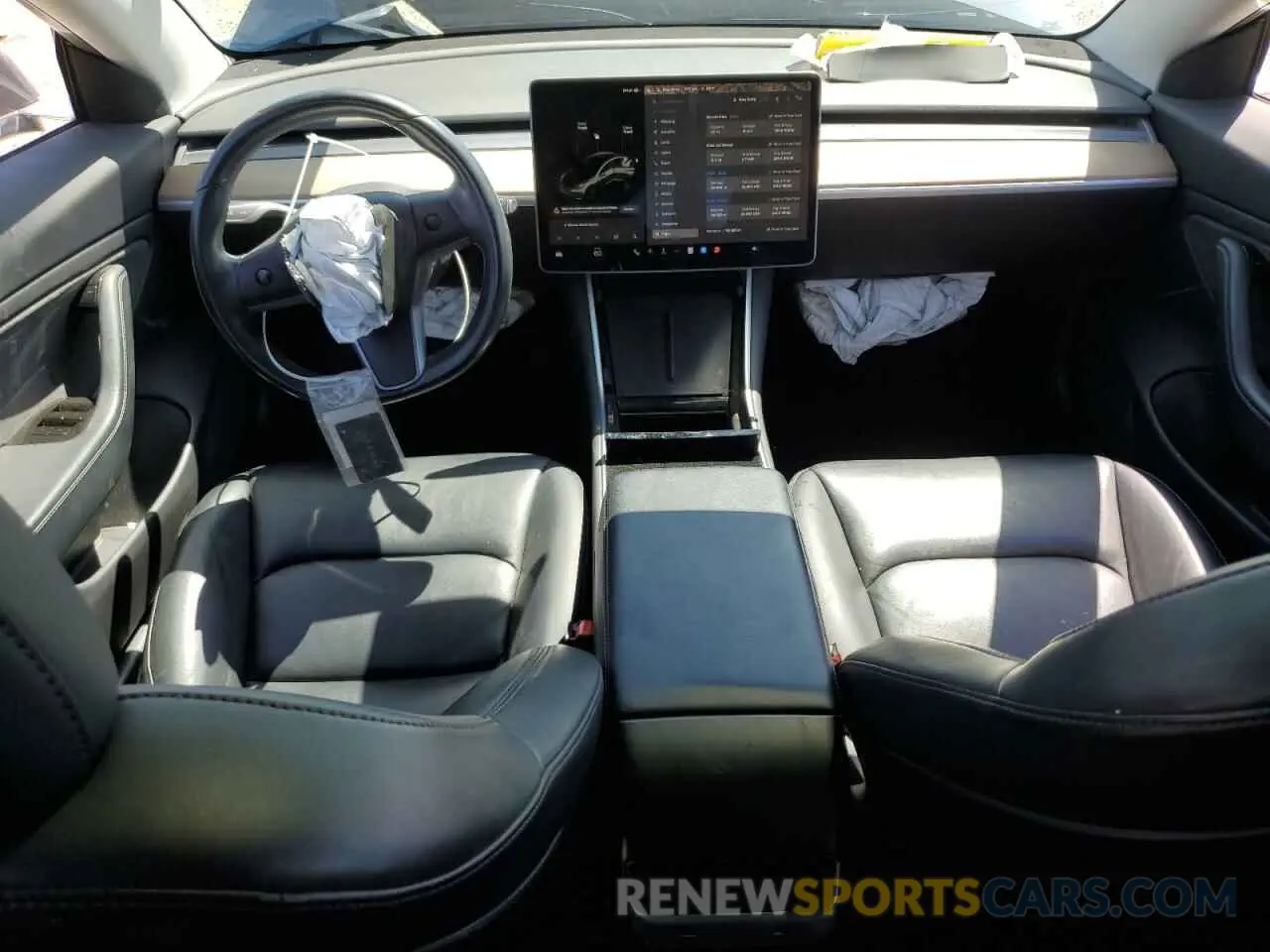 8 Photograph of a damaged car 5YJ3E1EA2KF416304 TESLA MODEL 3 2019