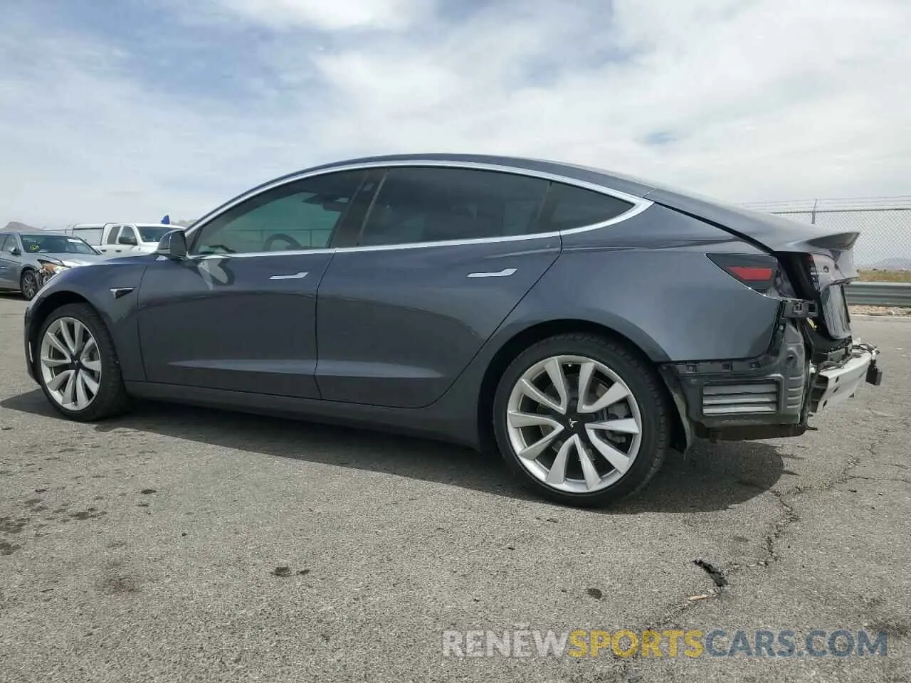 2 Фотография поврежденного автомобиля 5YJ3E1EA2KF417212 TESLA MODEL 3 2019