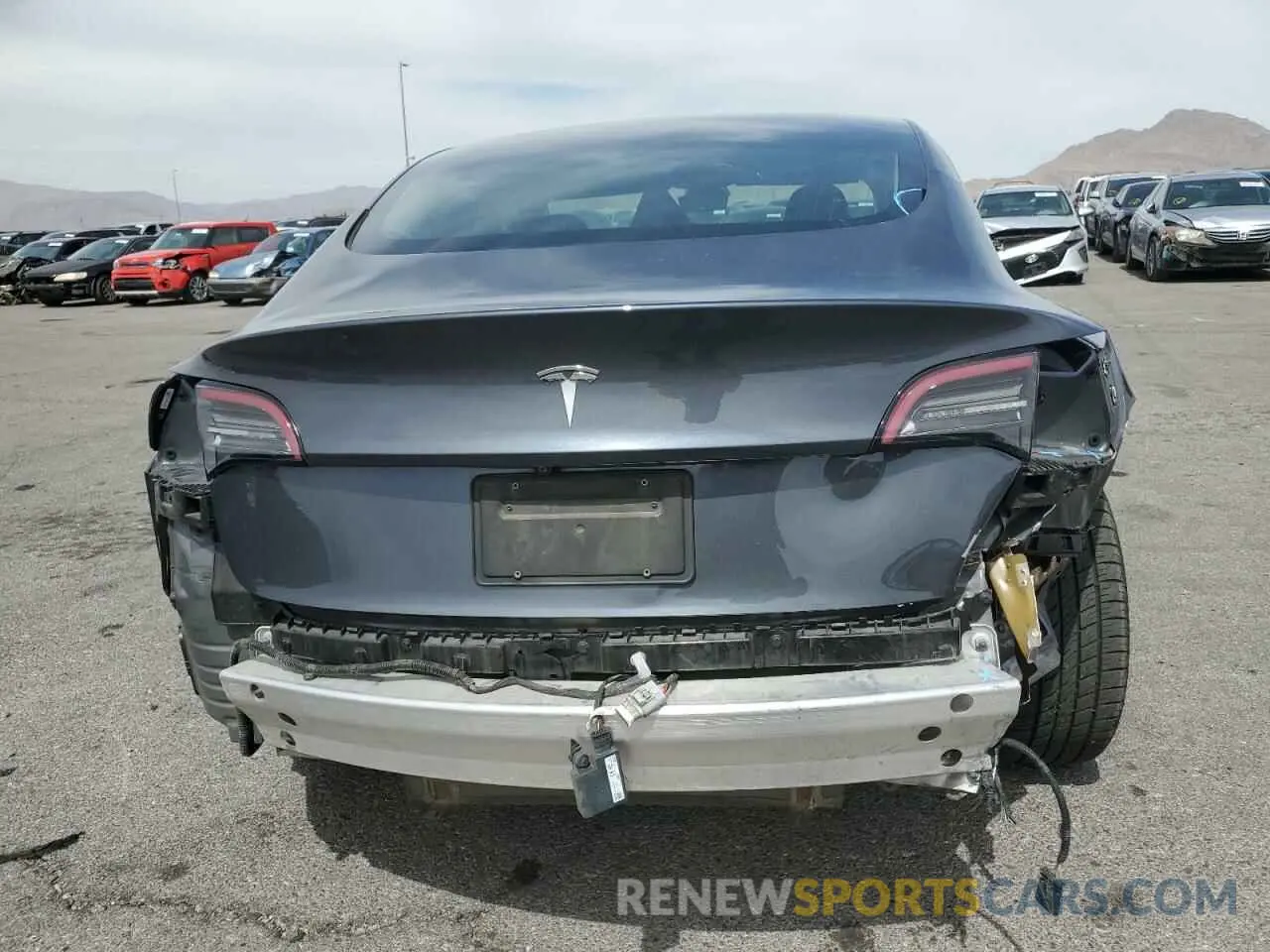 6 Фотография поврежденного автомобиля 5YJ3E1EA2KF417212 TESLA MODEL 3 2019