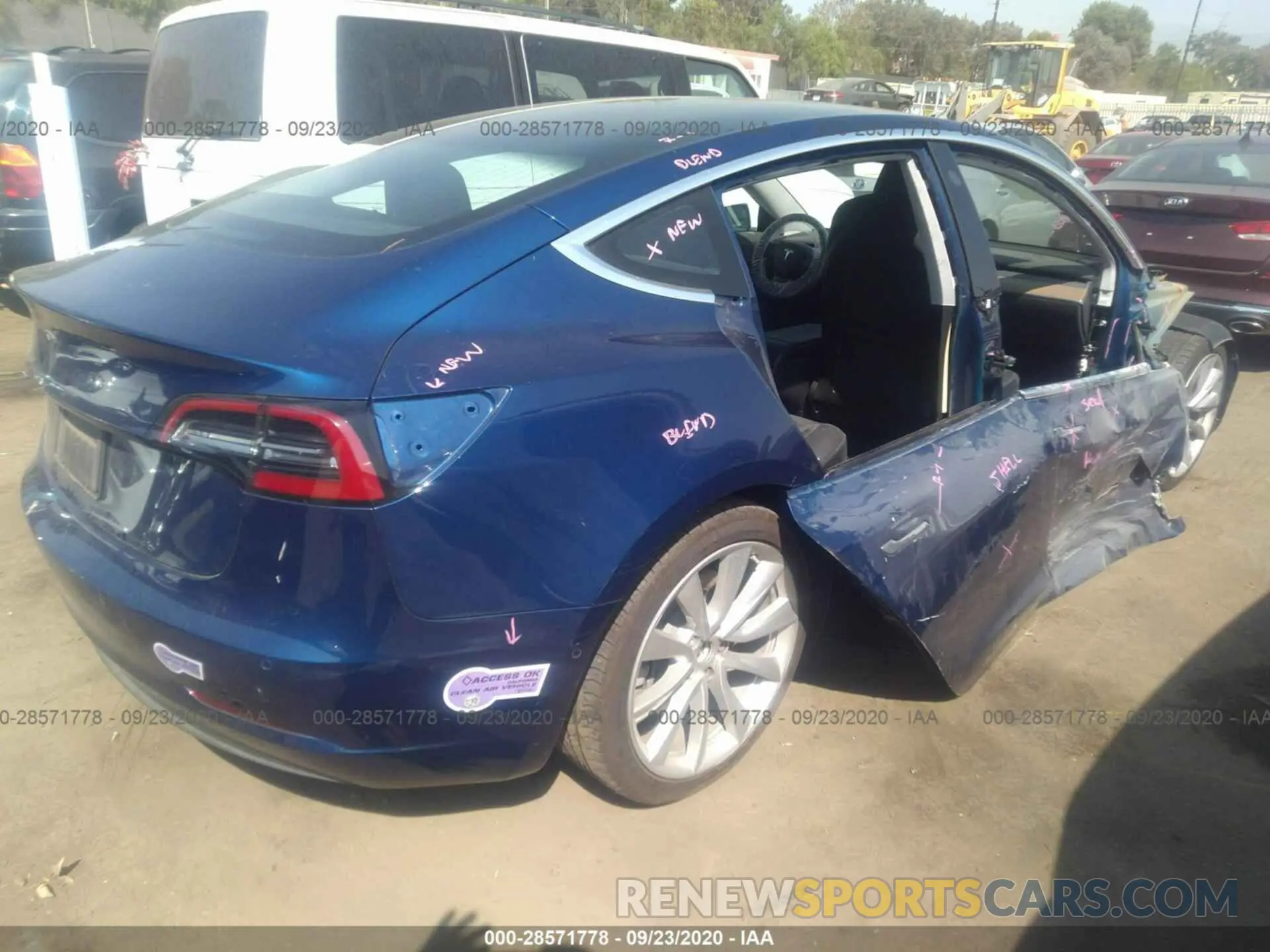 4 Photograph of a damaged car 5YJ3E1EA2KF417341 TESLA MODEL 3 2019