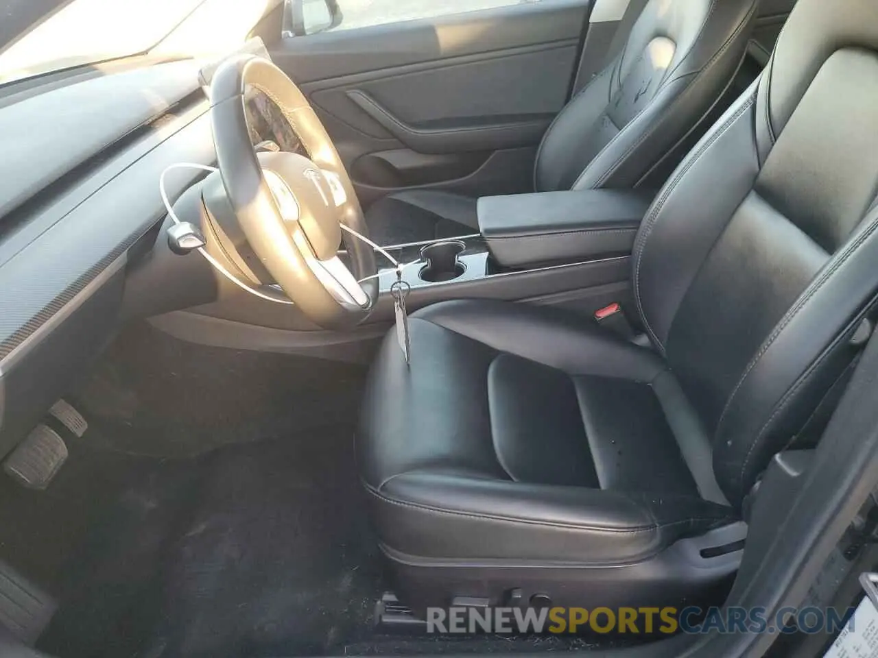 7 Photograph of a damaged car 5YJ3E1EA2KF422488 TESLA MODEL 3 2019