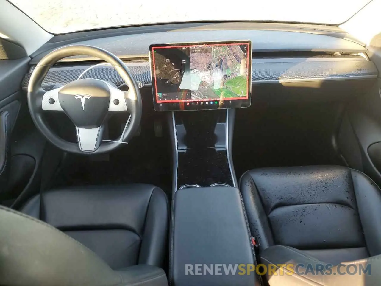 8 Photograph of a damaged car 5YJ3E1EA2KF422488 TESLA MODEL 3 2019