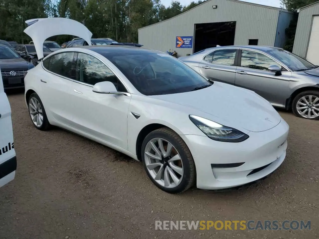 4 Photograph of a damaged car 5YJ3E1EA2KF428050 TESLA MODEL 3 2019