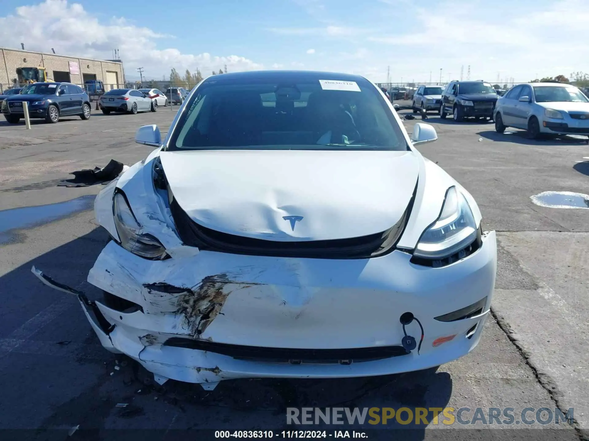 11 Photograph of a damaged car 5YJ3E1EA2KF428520 TESLA MODEL 3 2019