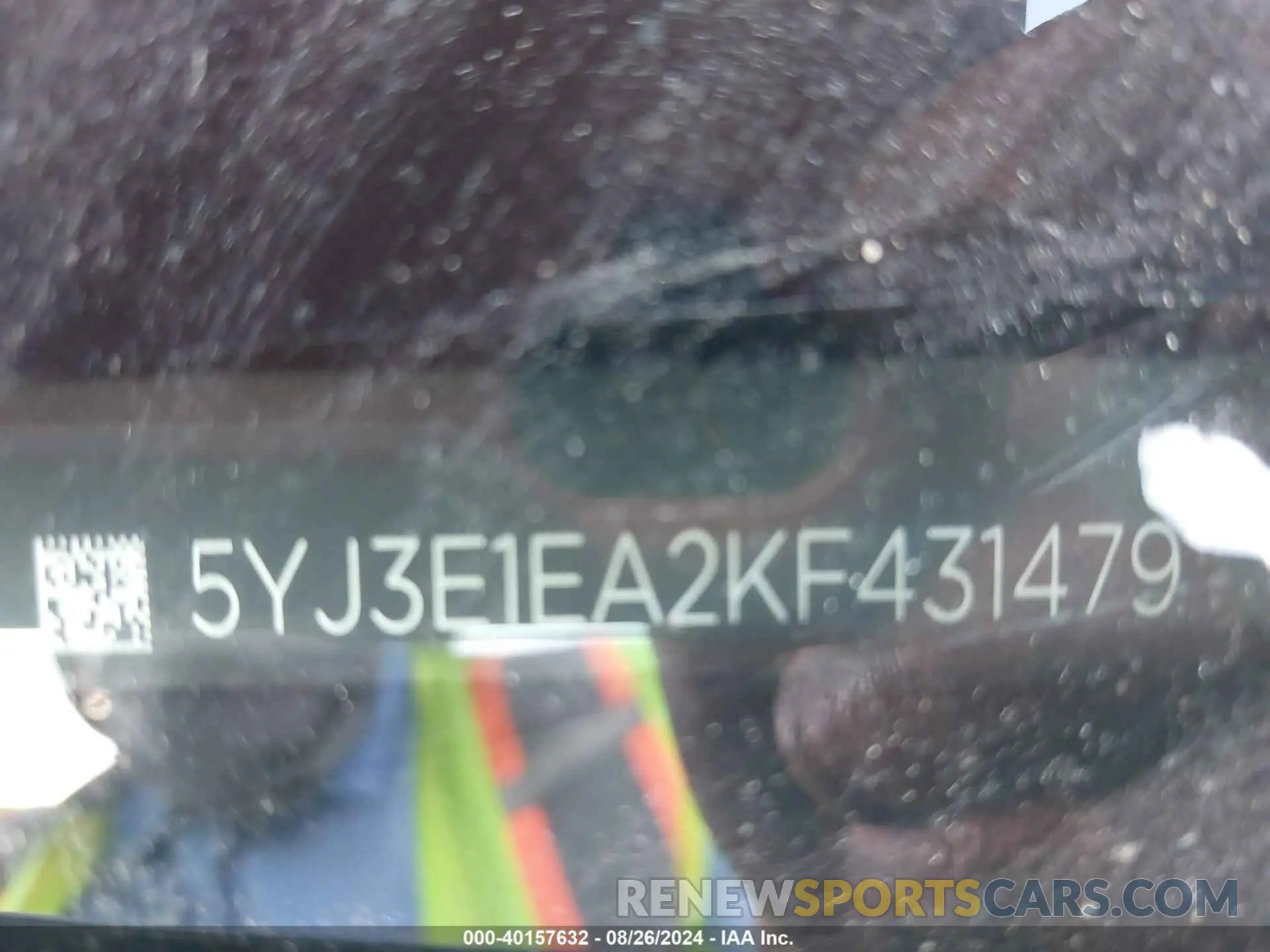 9 Фотография поврежденного автомобиля 5YJ3E1EA2KF431479 TESLA MODEL 3 2019