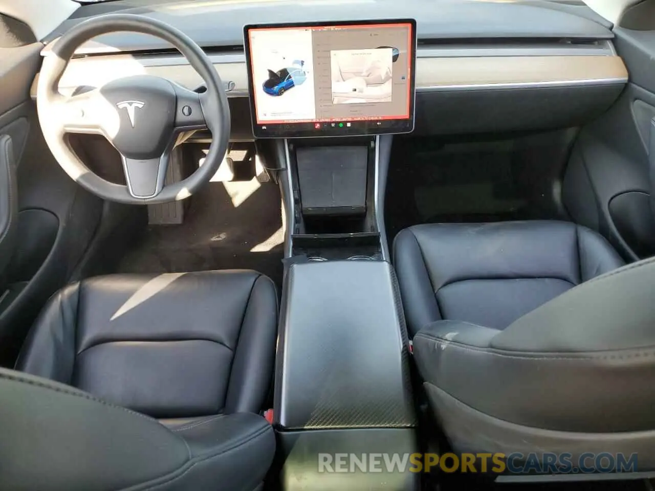 8 Фотография поврежденного автомобиля 5YJ3E1EA2KF436049 TESLA MODEL 3 2019