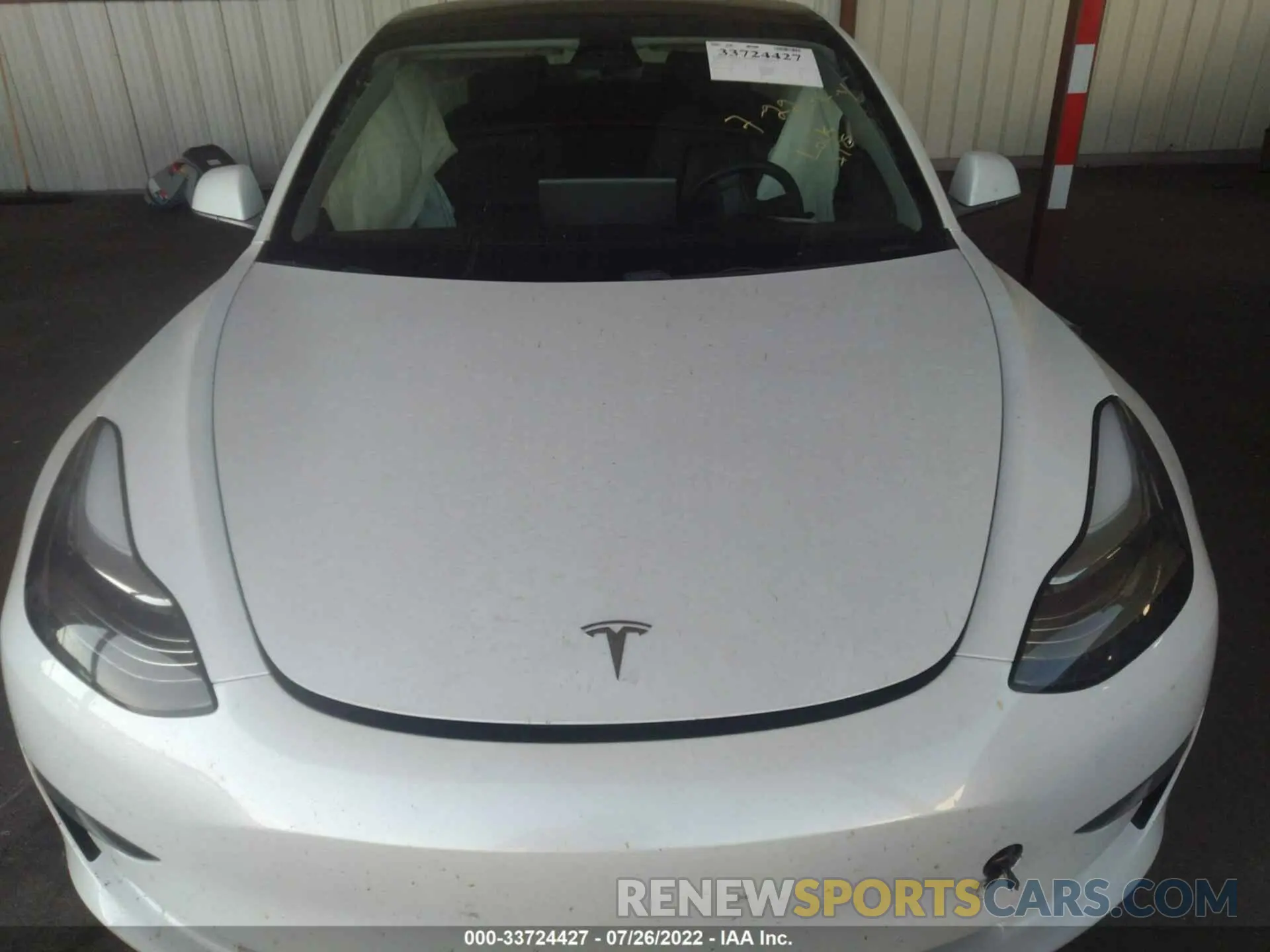 10 Photograph of a damaged car 5YJ3E1EA2KF446659 TESLA MODEL 3 2019