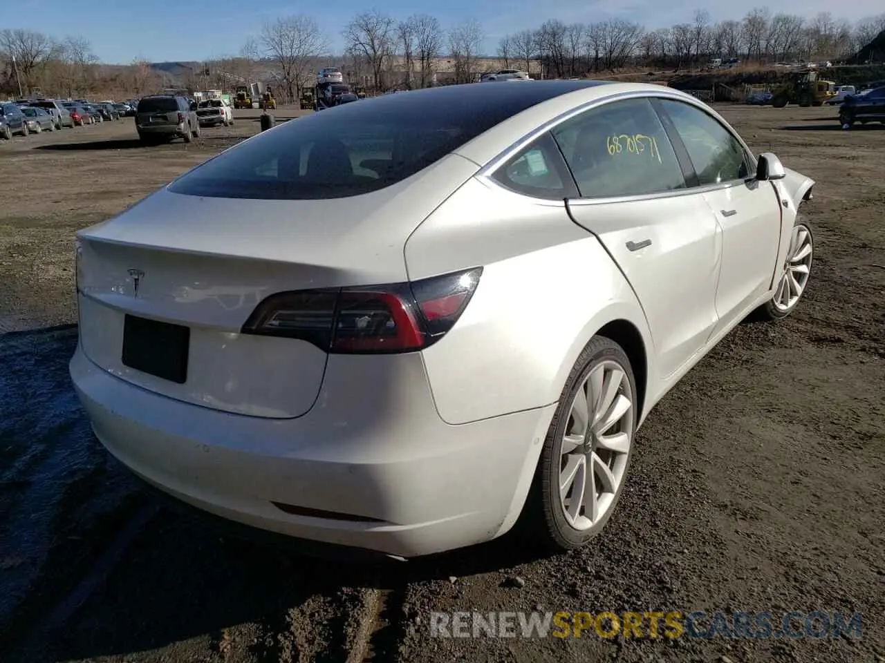 4 Photograph of a damaged car 5YJ3E1EA2KF472629 TESLA MODEL 3 2019