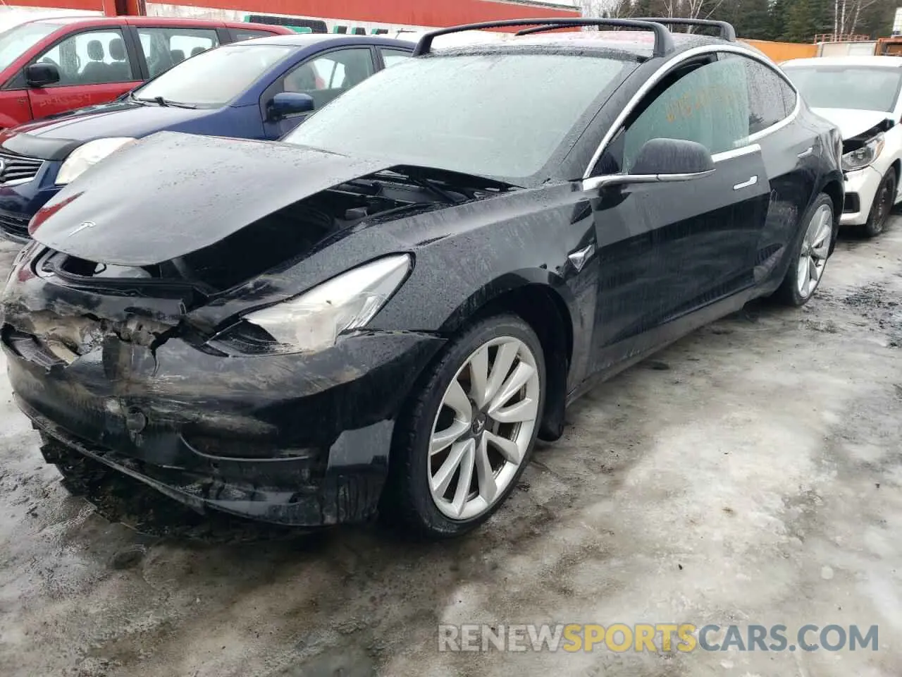 1 Фотография поврежденного автомобиля 5YJ3E1EA3KF265389 TESLA MODEL 3 2019