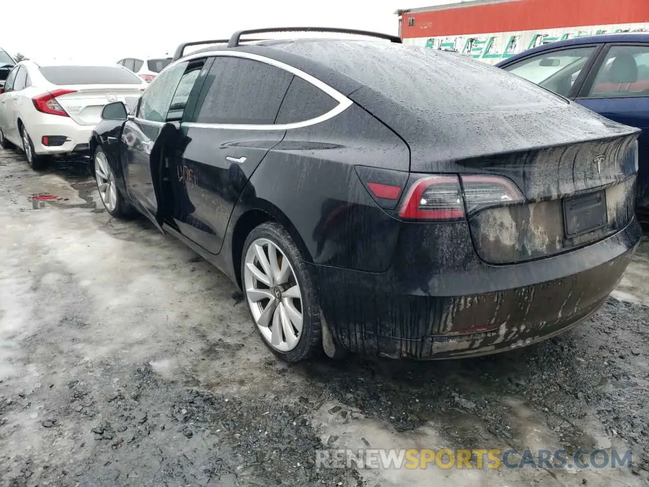 2 Фотография поврежденного автомобиля 5YJ3E1EA3KF265389 TESLA MODEL 3 2019